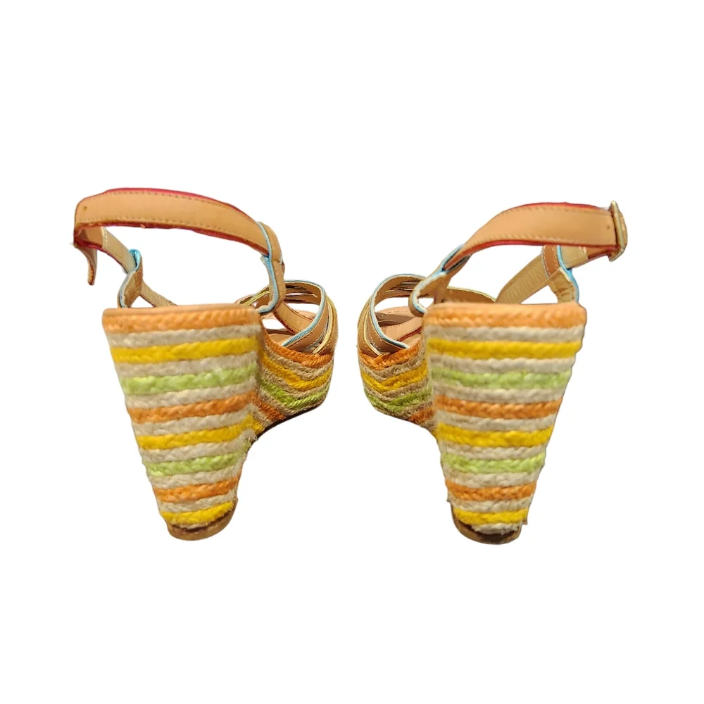 Kate spade espadrille platform colorful shoes made in Spain. - Picture 8 of 16
